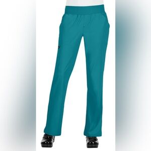 Koi Basics Teal Scrub Pants size XL Petite